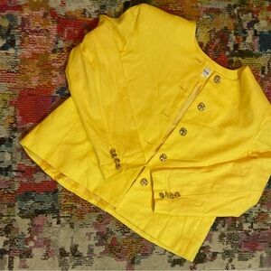 Vintage Yellow Blazer
